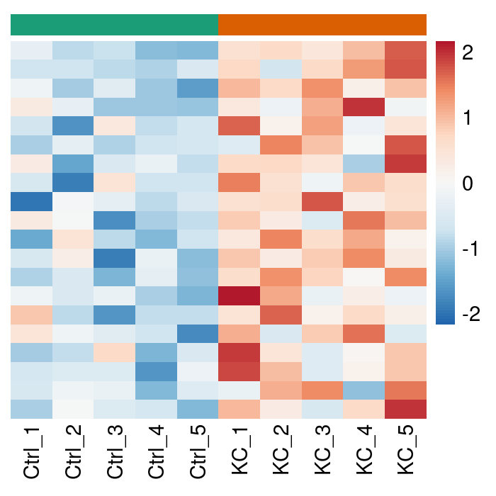 DAMs heatmap